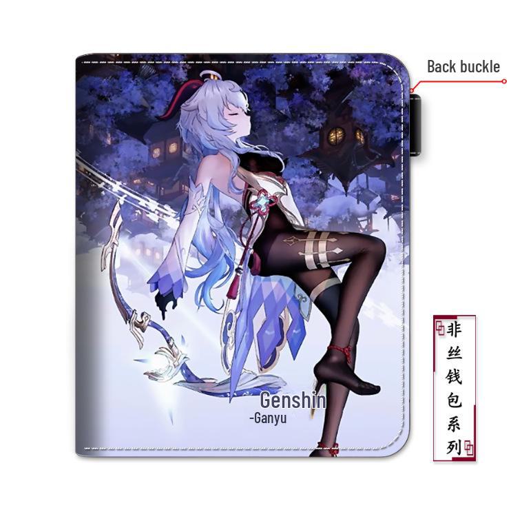 Genshin Impact Anime Game Wallet - High Quality, Authentic, One-Piece Delivery