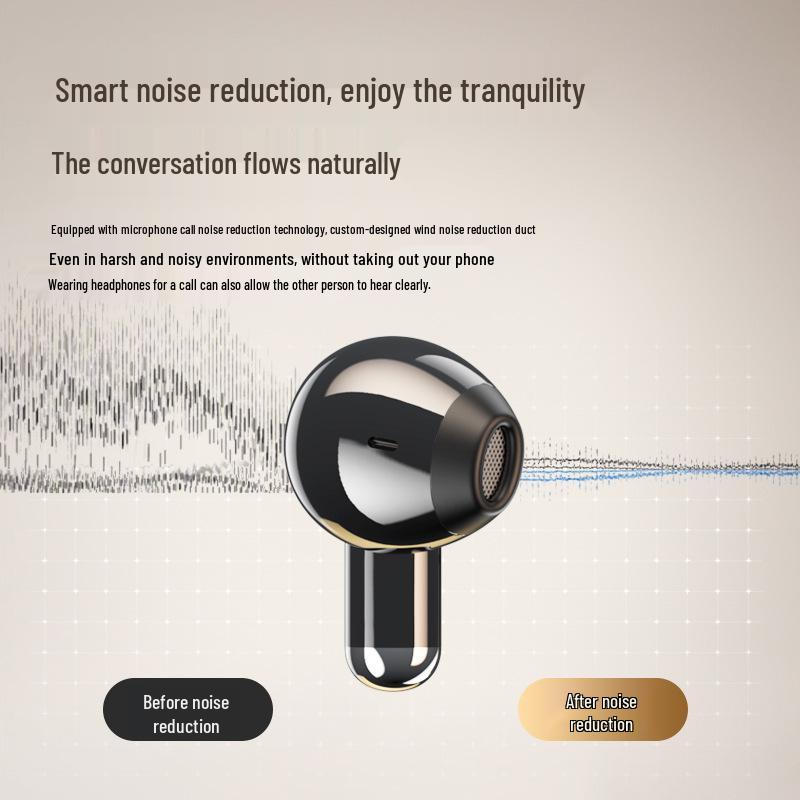 New Y6 True Wireless Bluetooth Earbuds, In-ear with Long Battery Life, Short Handle, Low Latency.