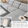 Sofa Seat Cushion Coverastic Thick L-Shape Corner Armchair Sofa Cover Slipcover Furniture Protector For Living Room