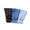 New Outdoor Casual Men's Straight Loose Loose Trendy Style Semi-elastic Waist Solid Color Jeans Men's Sizes Are Mainly S-2XL