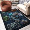Gecko Frames Pattern Rug Floor Mat for Living Room or Bedroom Soft and Comfortable Carpet a Gift for Birthday and Holiday.