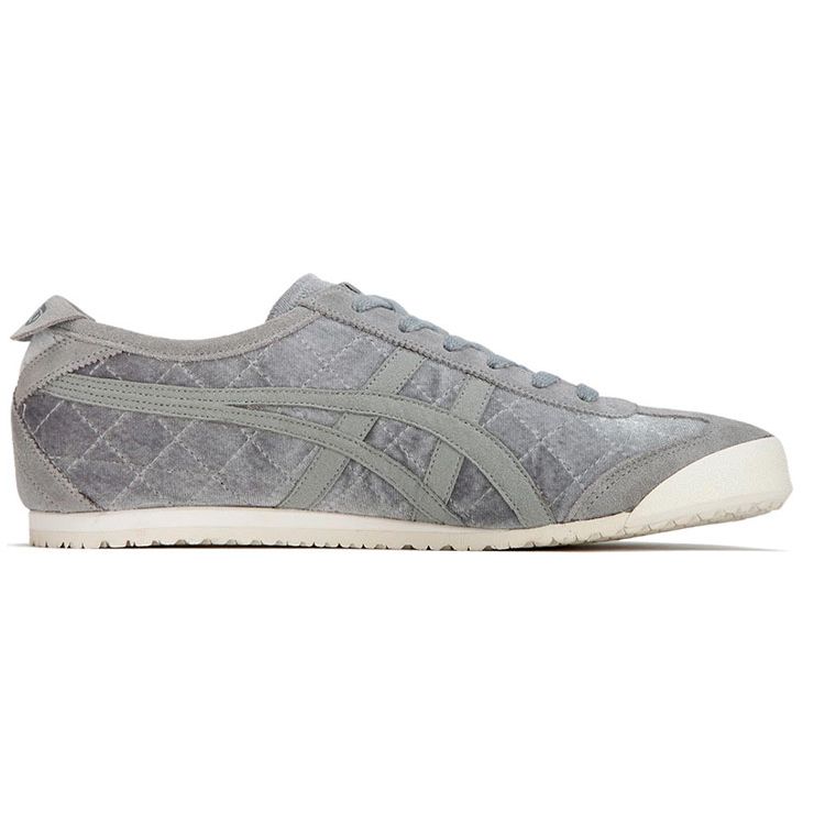 Onitsuka Tiger Mexico 66 Round Toe Lace-Up Shock Absorbing Wear-Resistant Breathable Low-Top Casual Shoes Unisex sneaker Gray 1183B393-600