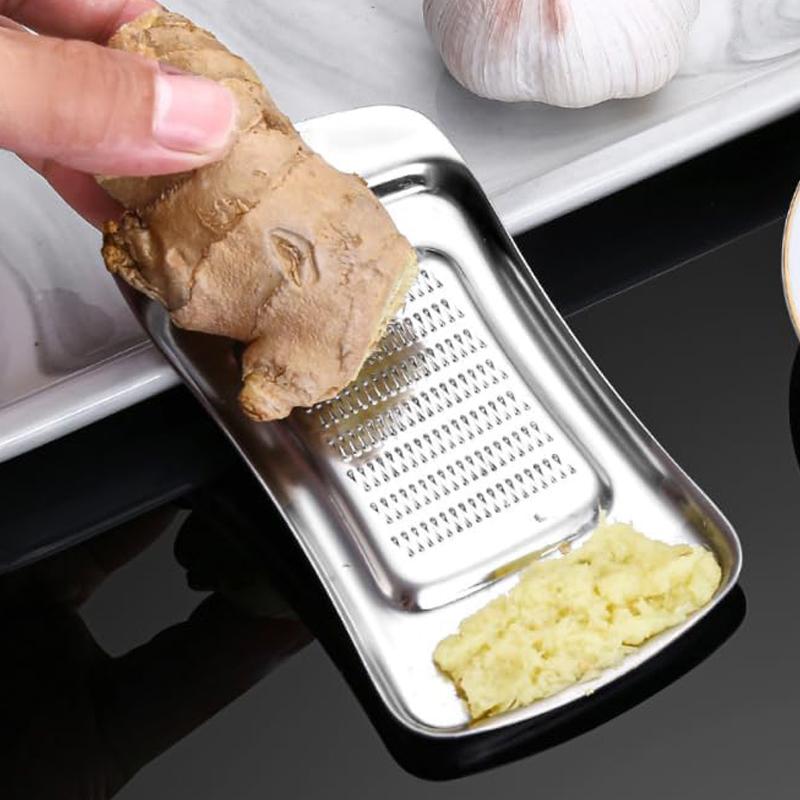 Stainless Steel Ginger Grater Tool Kitchen Grinder Zester Tool for Garlic for Mincing Garlic Ginger and Food Preparation
