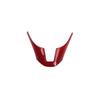 For Mazda 6 Atenza 2014-2015 Red Carbon Fiber Steering Wheel U Sheet Cover Trim