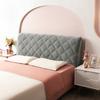 Soft Velvet Bedspreads Quilted Head Cover Thicken Headboard Cover Luxury Fashion Elastic Bed Back Anti -Dust Protector Covers