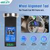 Kit de herramientas de alineación de ruedas de Camber LCD magnético, medidor de inclinación de ruedas Digital Universal para alineación de ruedas de coche, camión, RV, SUV