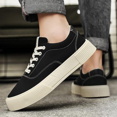 Nový Jarní Trend Univerzální Studentské Plátěné Boty Pánské Platformové Ležérní Boty Niche Jednoduché Extra Velké Velikosti Trendy Boty
