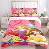 3pcs set Disney Princess1pc of quilt cover+2pcs of pillowcase, no core, print bedding, All Seasons Bedroom Setting016