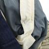 TAKASHIMAYA made in Japan Striped Pattern Lanvin fabric suit Setup Navy Men's Used