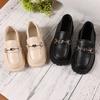 Schuluniformschuhe für Kinder Britischer Stil Kinder Lederschuhe Weiche Sohle Frühling Herbst Neue Prinzessinnenschuhe für Mädchen Elegant
