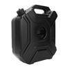 Portable Tank with Locking Mounting Bracket 10L Fuel Petrol Oil Water Tank for Car Motorcycle SUV ATV UTV Black