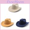 Style Cowboy Hat With Wide Brim For Summer Sun Protection And Breathability
