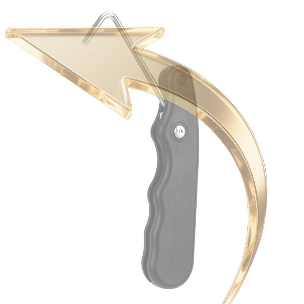 Hockey Skates Lace Tightening Folding Portable Tightener Skate Tie with Extended Hook Skates Hold Handle Ice Skating Tool Parts China Mainland
