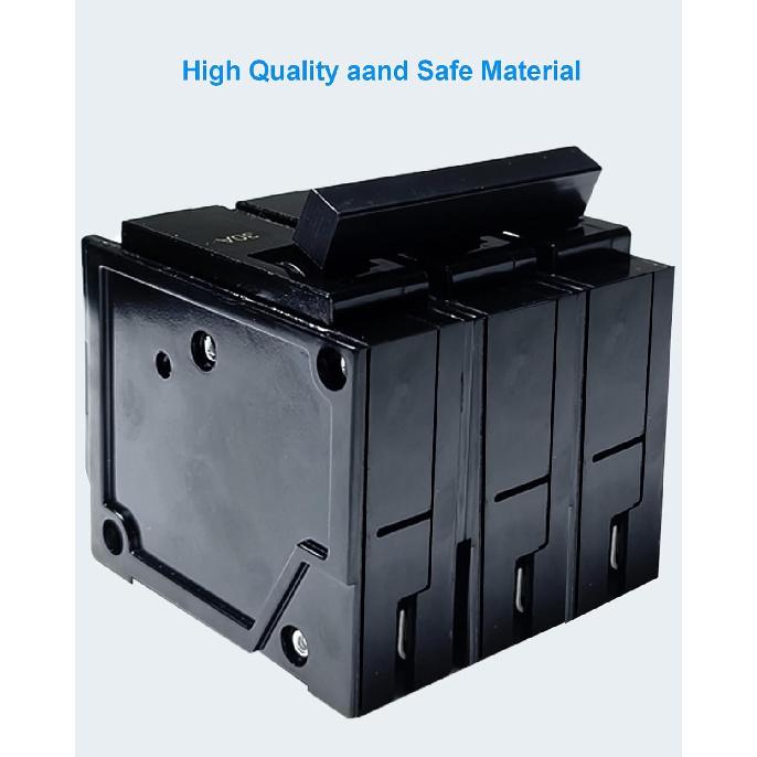 Q3100 100-Amp Three Pole Type QP Circuit Breaker Plug-in Mount Standard MCB Thermal Magnetic Protection, 10KA 120/240V, Compatible with Siemens PL