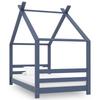 Children's Bed Frame  Solid Pine Wood 80x160 Cm