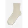 Women's Spring and Autumn Mid-calf Socks, Anti-odor and Sweat-absorbing Pure Cotton Socks, Boneless Socks, Solid Color and Versatile Socks