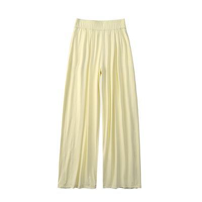 Sunscreen Pants for Women's Summer Thin New High-waist Loose Draping Straight-leg Casual Ice Silk Wide-leg Pants