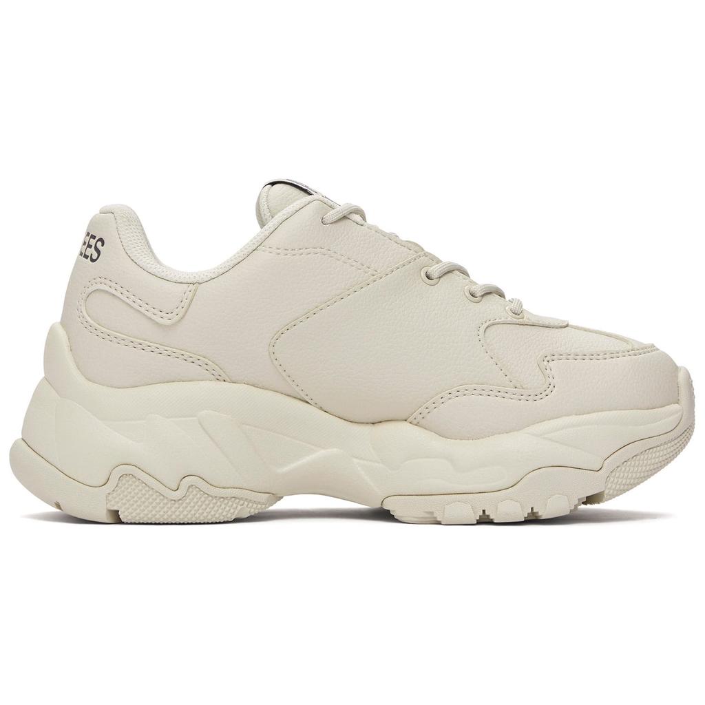 MLB Big Ball Chunky Height Increasing Low top Chunky Sneakers Unisex Ivory White 3ASHC015N-50IVS
