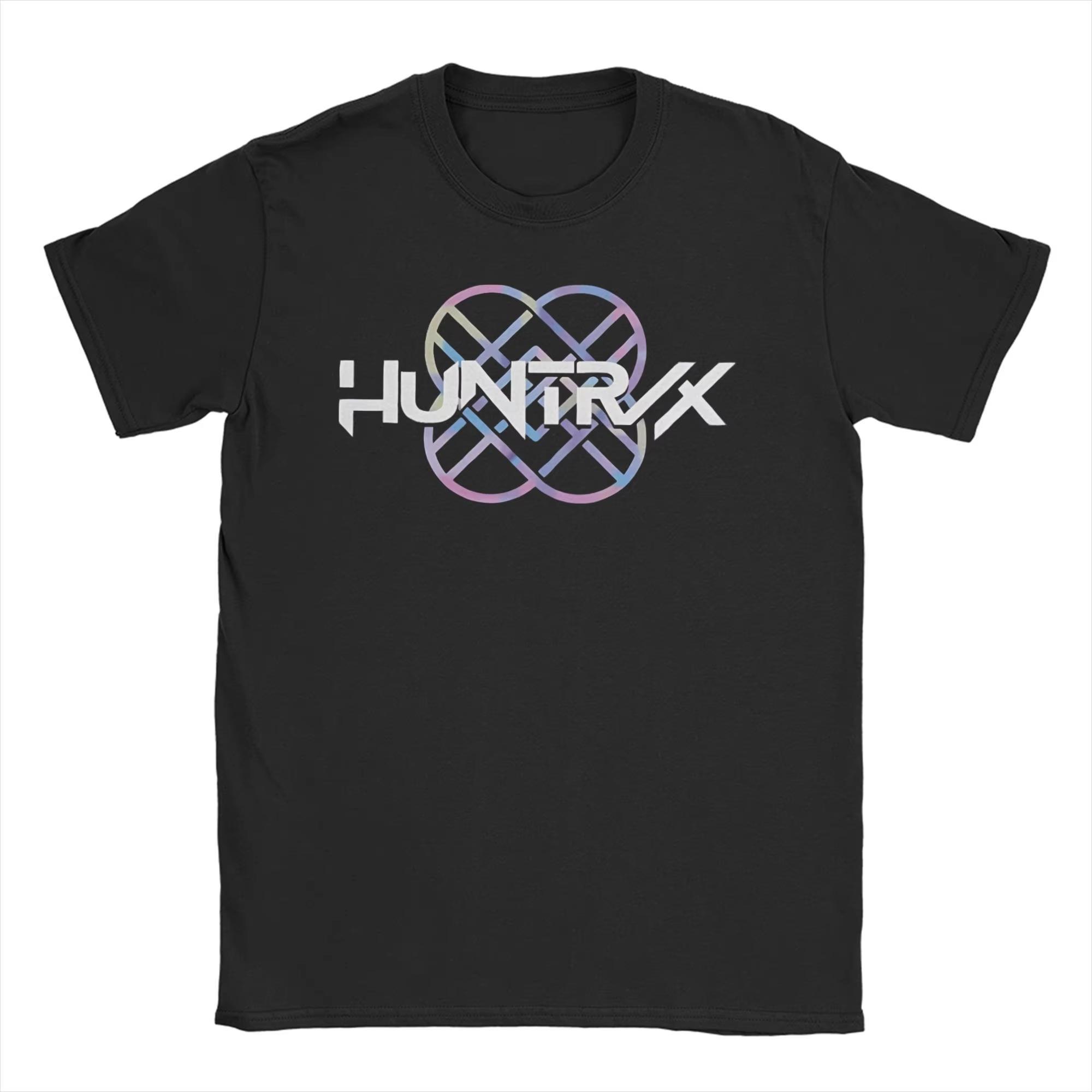 

Мужские Женские Футболки Huntrix Kpop Охотники на Демонов Хлопковая Одежда Креативные Футболки с Коротким Рукавом и Круглым Вырезом Графические Футболки Топ S