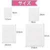 HANSILK 12-Piece Canvas Art Set 4 Sizes 3 Sheets Each Wooden Frame Oil Painting Canvas Panel Board Cotton-Polyester Blend Thick Oil Leak Prevention