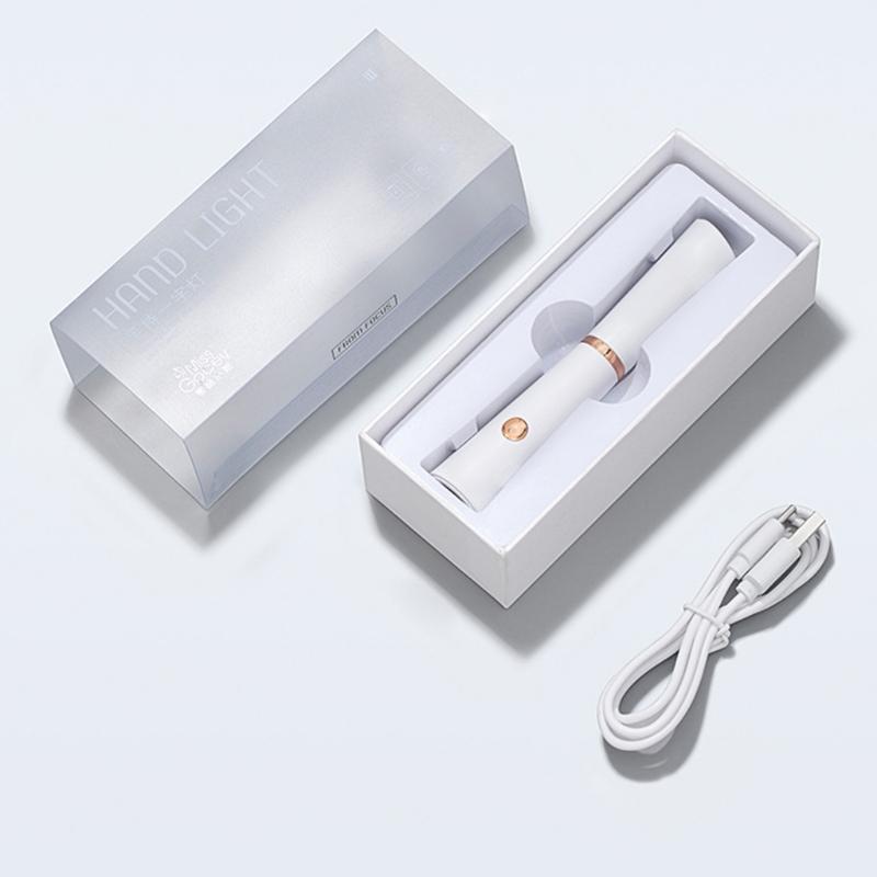 UV LED Nail Lamp Flashlight Pen for Manicure 3W Gel Polish Drying Machine with Large-Touch LED Smart-Nail Dryer Portable