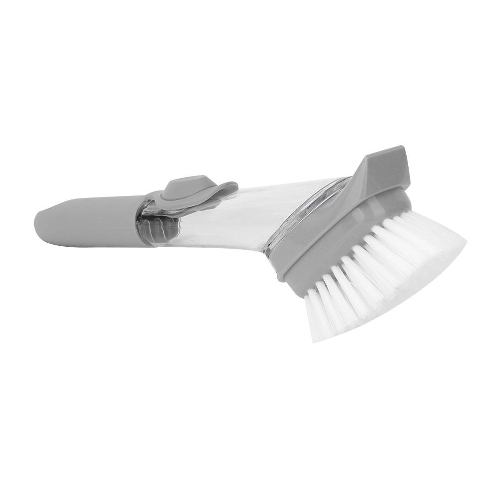 Long Handle Liquid Dispensing Kitchen Dish Cleaning Brush Tool for Pot Dishes Sink Cleaning