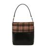 Large capacity bag women's 2025 new niche plaid super fire commuter women's bag premium shoulder bag bucket bag