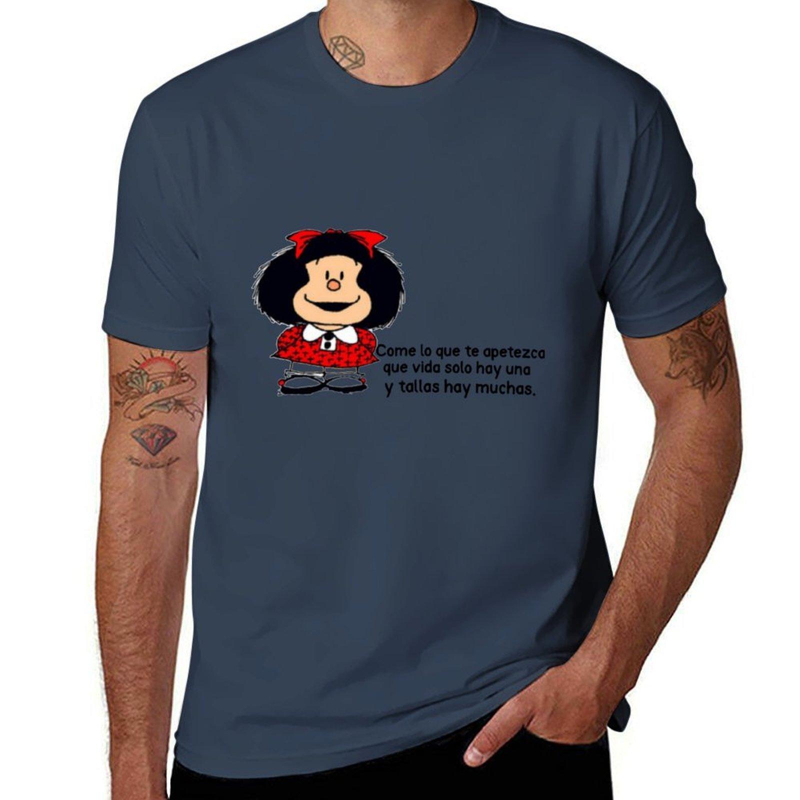 Come Lo Que Te Apetezca Que Vida Solo Hay Una Y Tallas Hay Muchas Tshirt Summer Fashion Casual Tee Shirt S