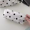 Durable Polka Dot Jewelry Bag Lightweight Large-capacity Black White Makeup Bag Multifunctional Portable Storage Bag Travel Use
