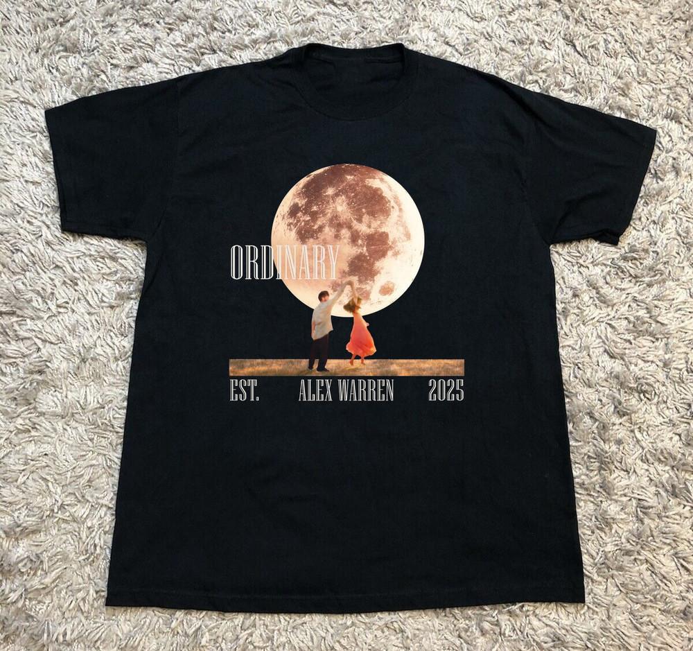 Alex Warren Black Cotton All size S-5XL Unisex S-5XL T-shirt Trend HD907 Unisex T-Shirt XXL