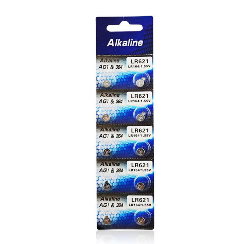 AG13/LR44 Alkaline Button Battery 1.55V for Watches, Toys, and Night Lights