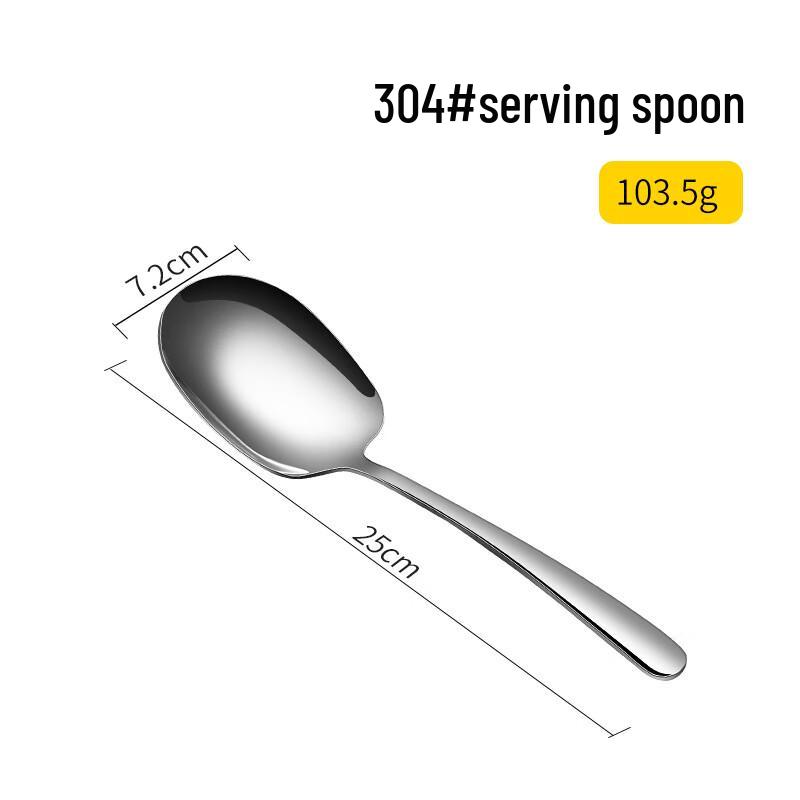 Servírovací lžíce z nerezové oceli 304