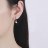 Simple And Generous Plain Circle Moon Earrings, Ear Buckles, Simple Crescent Moon Earrings, Creative And Fashionable Earrings For Women