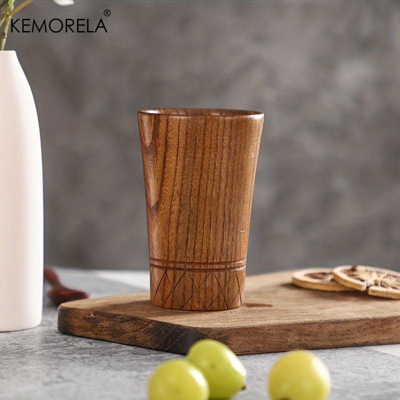 Wooden Tea Cups Handmade Natural Wooden Japan Style Cups Beer Tea Coffee Milk Water Cup Kitchen Bar Drinkware For Drinkware