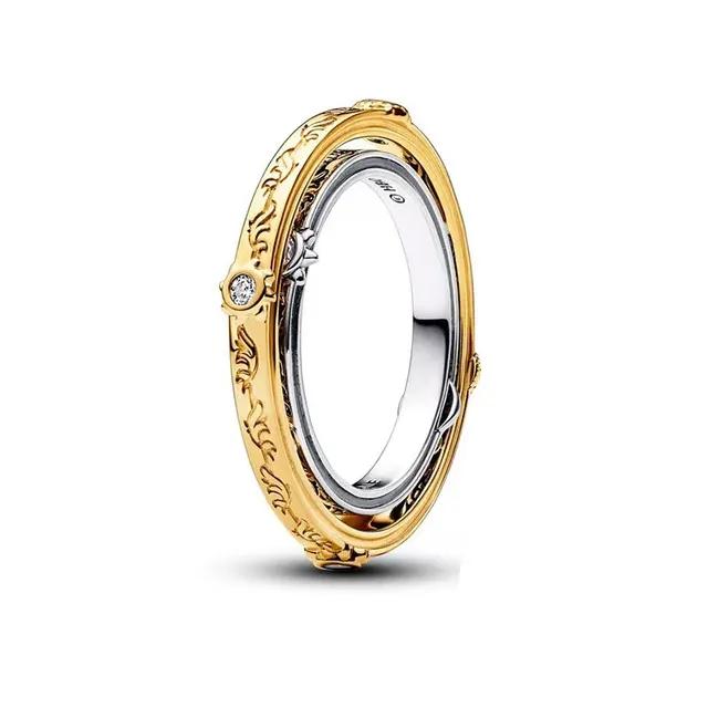 Original 925 Silver Women Finger Rings for Women Silver Colorful Heart Zirconia Stone Daisies Stars Trinkets