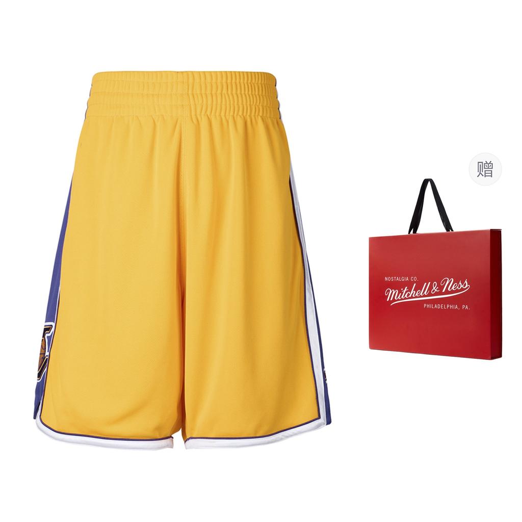 Mitchell & Ness NBA Authentic Shorts Los Angeles Lakers Home 2009-10 'Yellow Purple' Men's ASHRGS18485-LALLTGD09