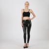 Women's Glossy High-waisted Tight-fitting Leggings Fashion Elasticated Waist Small Legs Nine-quarter Pants