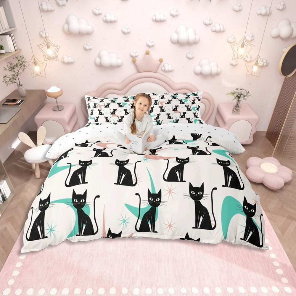 Comforter Homewish Kawaii Frog Prince For Teenleaf Plant Bedding Setcartoon Animal Theme Reversible Bed Set