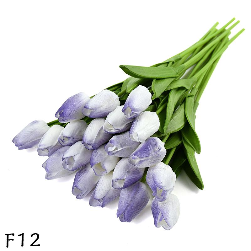 5/10pcs PU Tulip Simulation Flower Artificial Flowers Fake Tulips Real Touch Flower Arrangement Bouquet for Home Wedding Decor