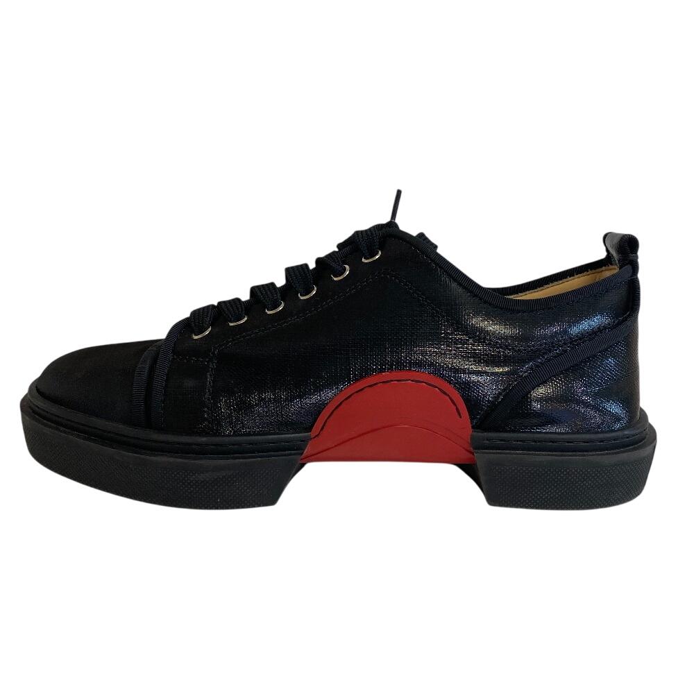 Christian Louboutin Low cut Patent leather Lewis Junior sneakers black Patent leather mens Used