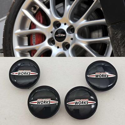 4 ks 54mm Stylingové krytky středů kol pro automobily Náhradní kryt pro Cooper S JCW WORKS R55 R56 F55 F56 R57 R58 R59 R60 R50 Příslušenství