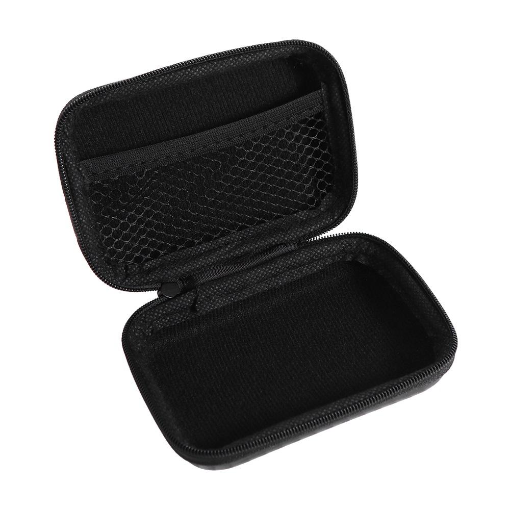 Protective Cover Headphone Mini Storage Travel Case Charger Protection Bag Mobile Hard Disk Case Data Cable Bag EVA Zipper Bag