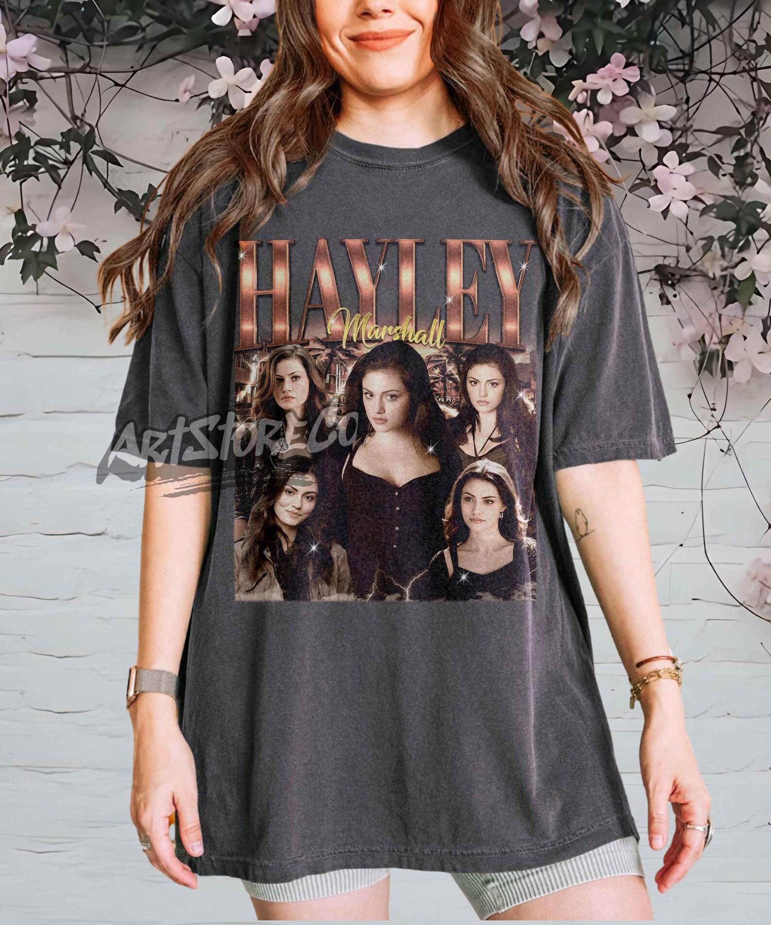 Hayley Marshall Retro Graphic Tee, Vintage Inspired Apparel M