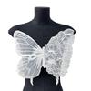 Exquisites Embroidered Butterfly Appliques Fashion Meshes Styles Patches for Fashionists and Custom Clothing