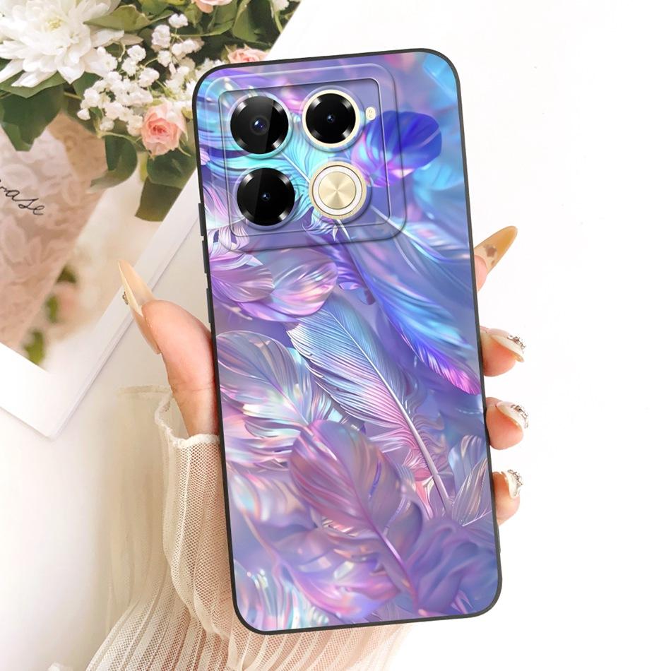 For Infinix Note 40 Pro 4G 5G / Note 40 Pro+ / Note40 X6853 Fashion Dusk Beach Painting Phone Case Soft Silicone Covers Bumpers