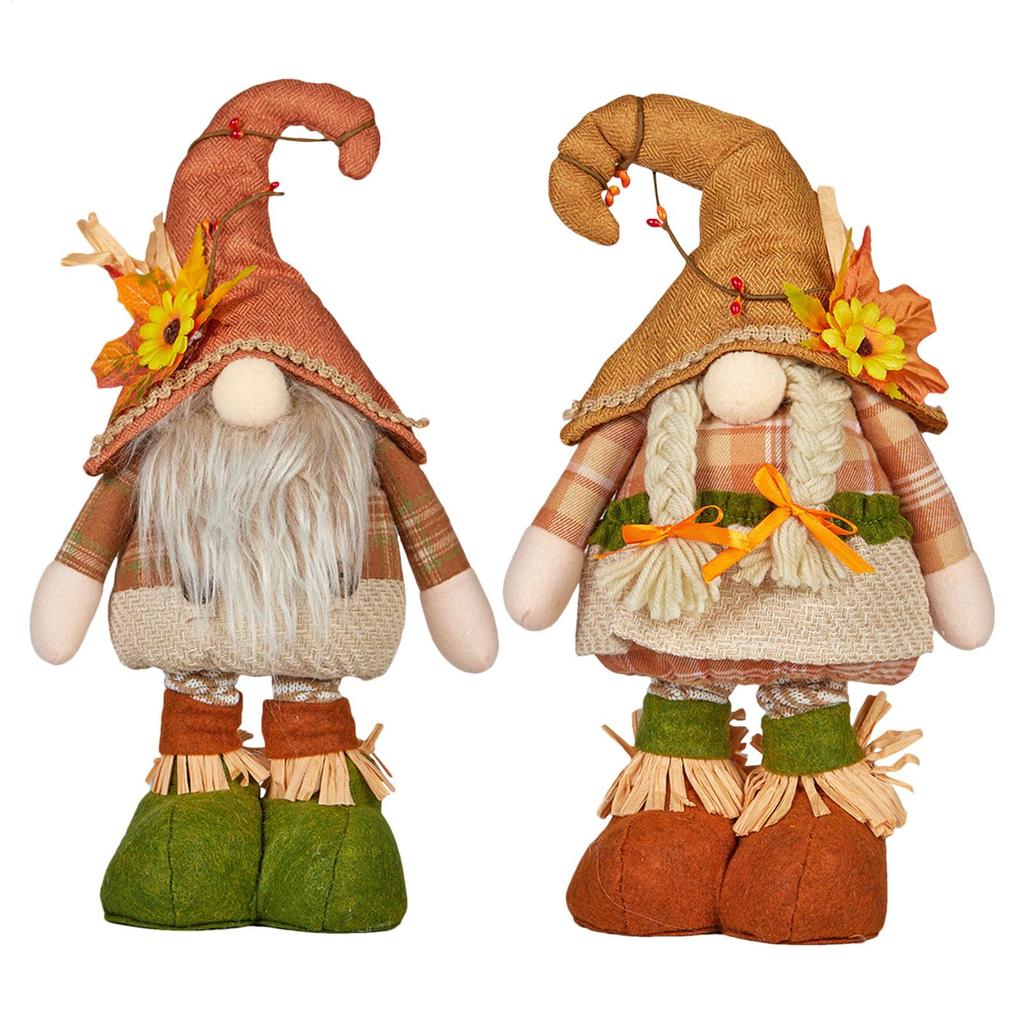 Herbst Wichtel Sonnenblume Ahorn Puppe Ernte Herbst Zwerg Plüsch Gesichtslos Puppen Ornamente Für Zuhause Halloween Thanksgiving Deko