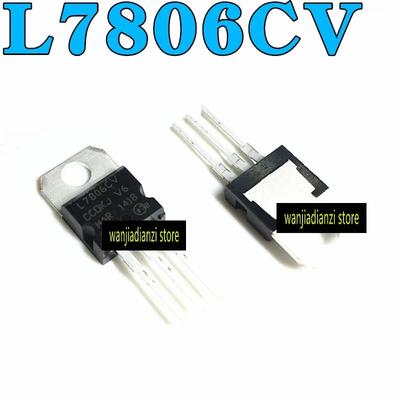 5pcs L7806CV L7806 TO-220 Three-terminal Voltage Regulator Tube LM7806 Stabilivolt, Chip Voltage Regulator,