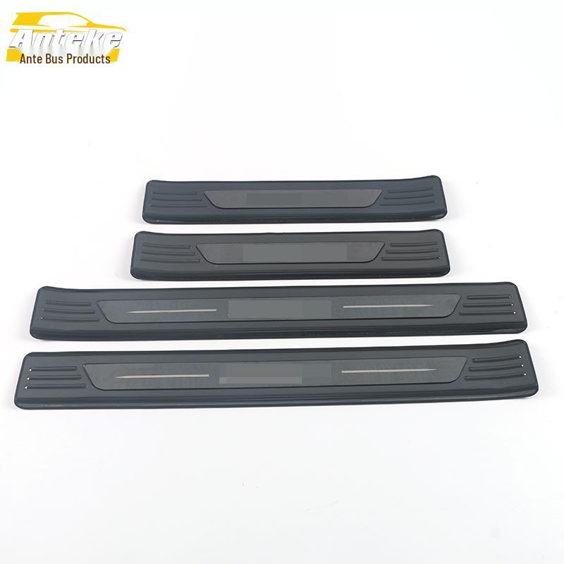 Aion Y Car Door Protective Sill Strips – Bright Decorative Welcome Pedal Stickers (Set of 21)