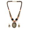Fashion Latest Stylish Traditional Tibetan Pendant Necklace Jewellery Set for Women