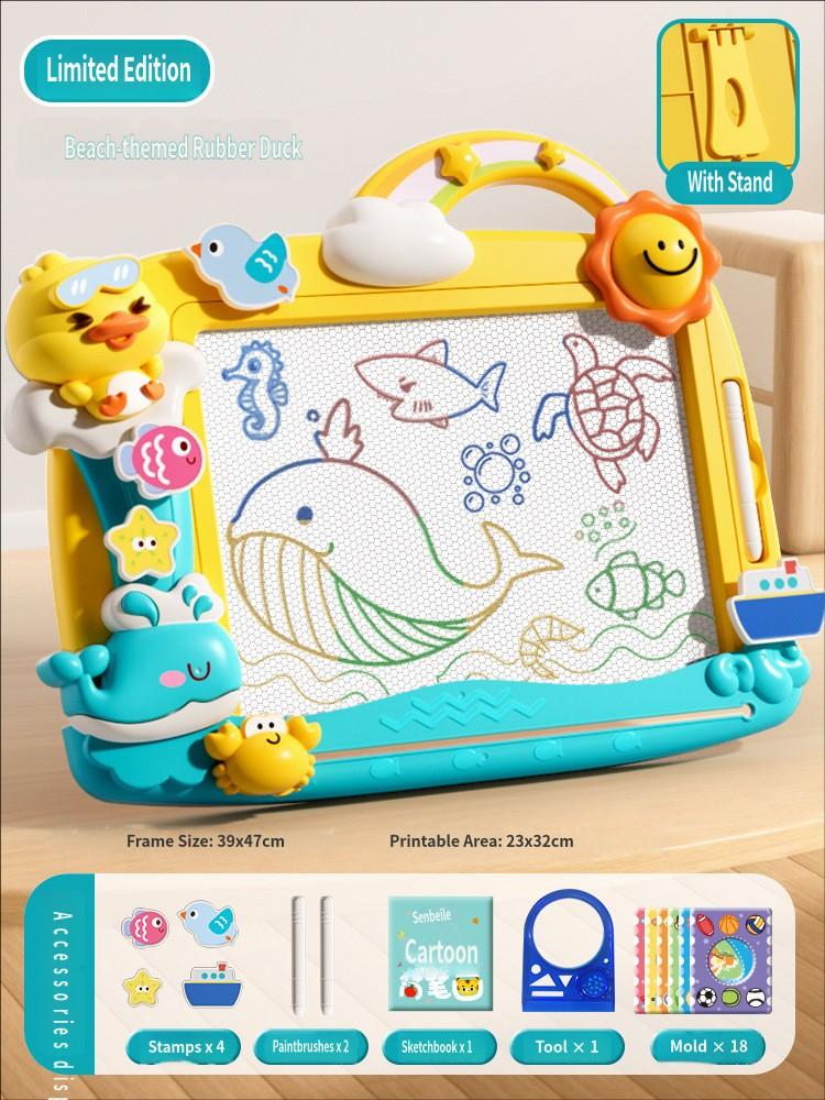 Children Drawing Board Magnetic Drawing Board Kids Toy Graffiti Board Toddler Writing Table Magnet Pen Color Painting Pad